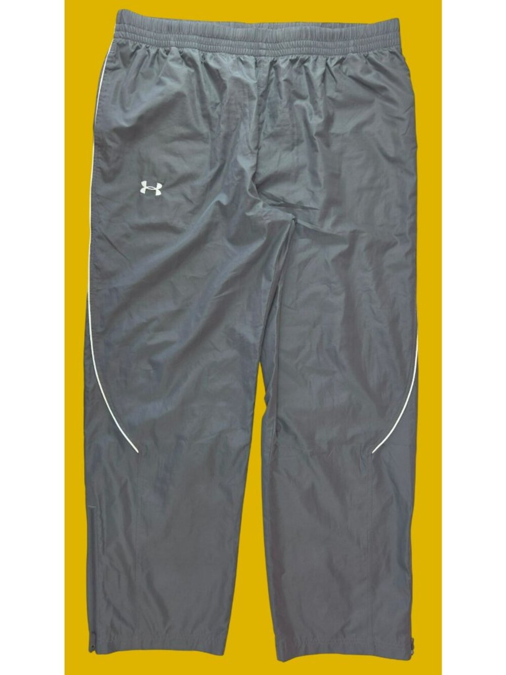 Under Armour Mens Loose Fit Gray Athletic Pants XXL
